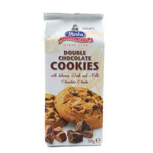 Cookies Cu Ciocolata Dubla Merba 200g