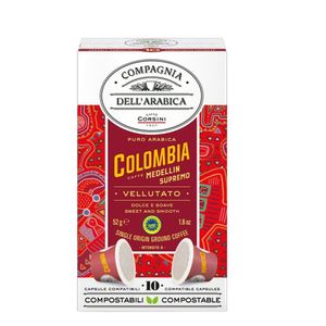 Cafea Colombia Medelini Supremo Capsule Compagnia Dell`Arabica 10x5.2g